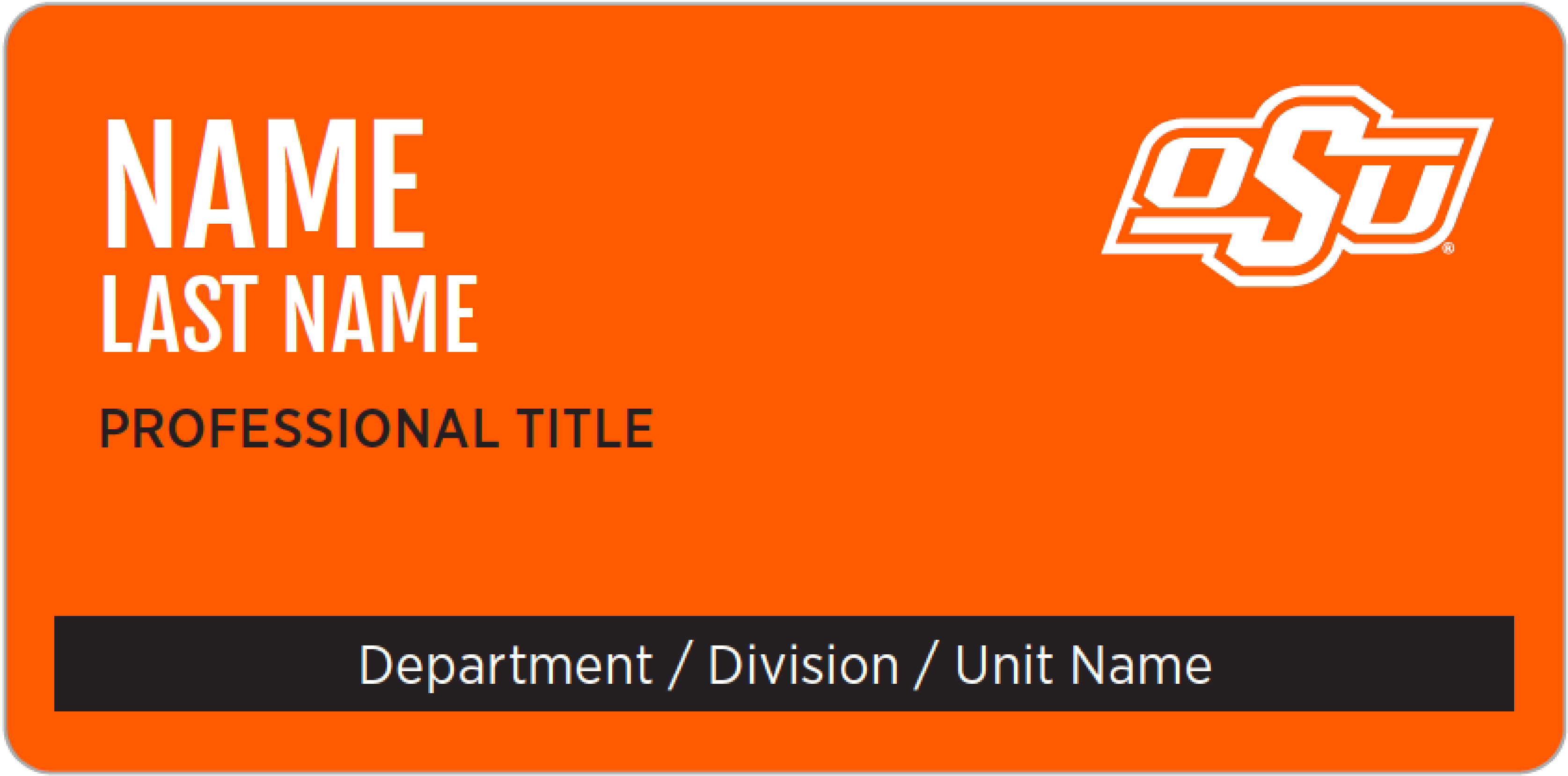 orange nametag example