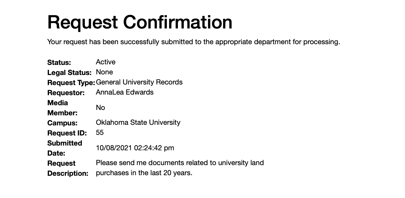 Request confirmation pic
