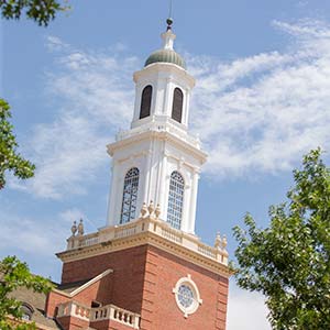 Edmon Low Library's steeple. 